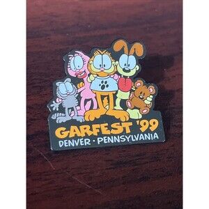 Garfield Garfest 1999 Denver‎ Pennsylvania Odie Comic Strip Lapel Hat Pin